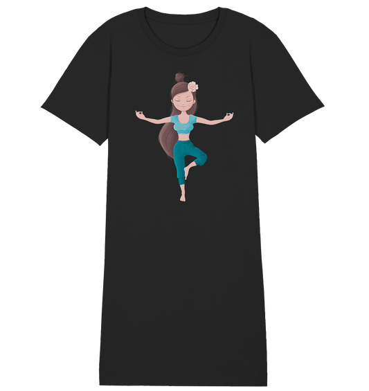 Shirt Kleid Edelmädel Organic Yoga Girl Tree - FROLLEIN KÄTHE Shop