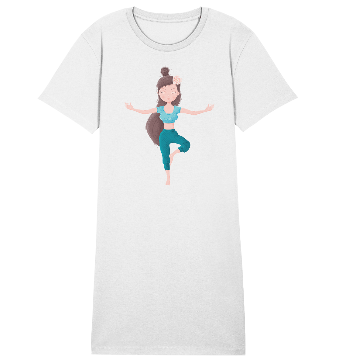 Shirt Kleid Edelmädel Organic Yoga Girl Tree - FROLLEIN KÄTHE Shop