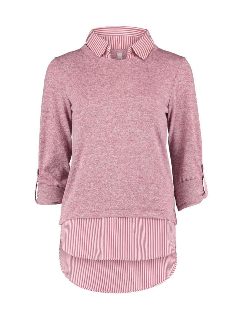 Shirt Langarm Blusenstyle Alt Rose - FROLLEIN KÄTHE Shop