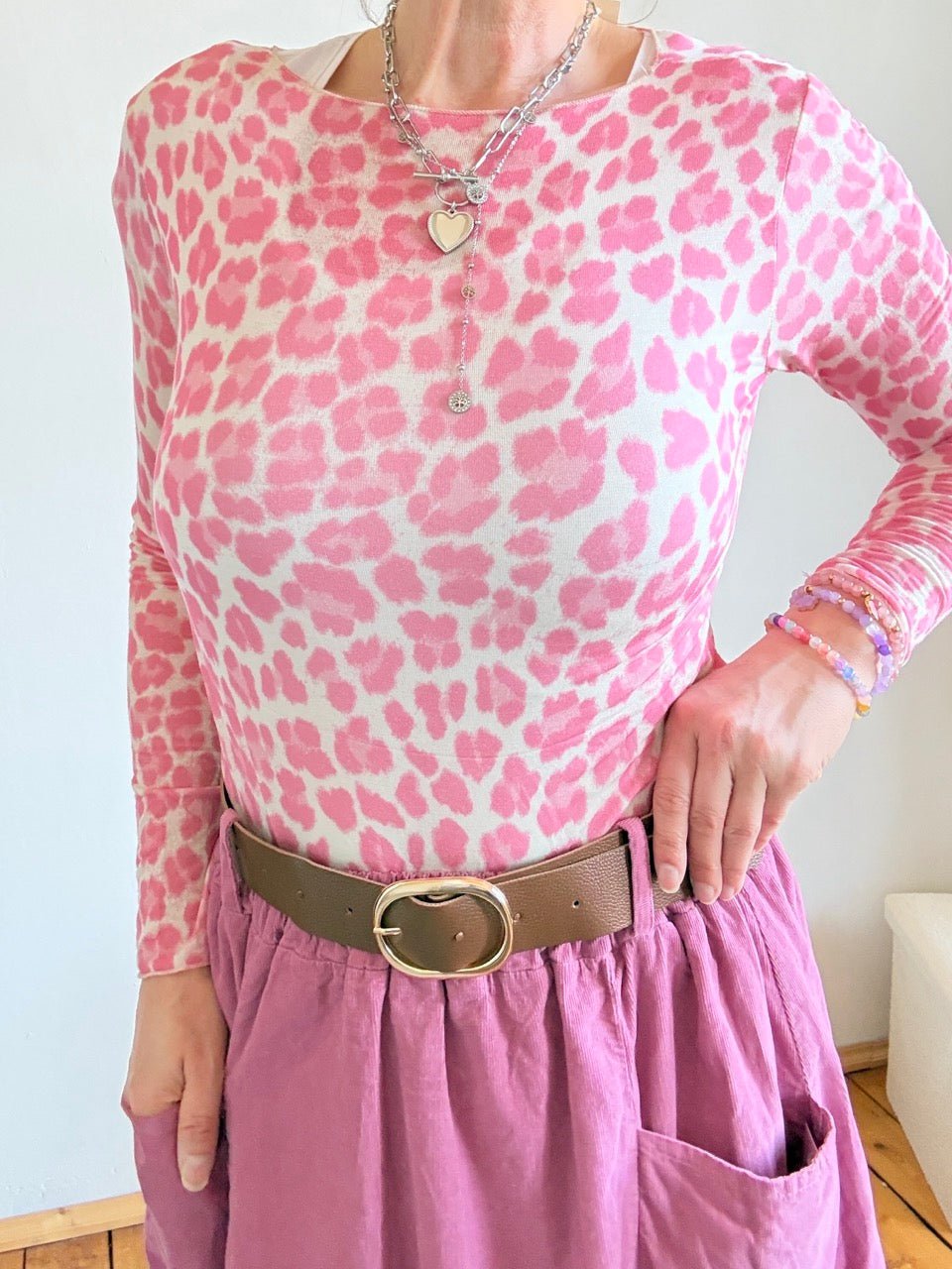 Shirt Langarm Leo Rose - FROLLEIN KÄTHE Shop