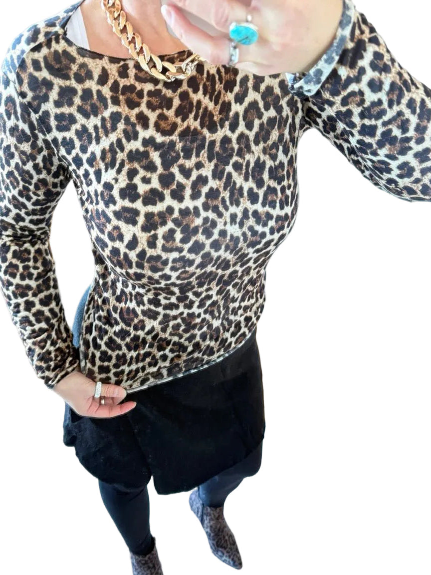 Shirt Langarm Leo transarent - FROLLEIN KÄTHE Shop