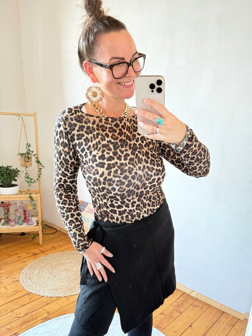 Shirt Langarm Leo transarent - FROLLEIN KÄTHE Shop