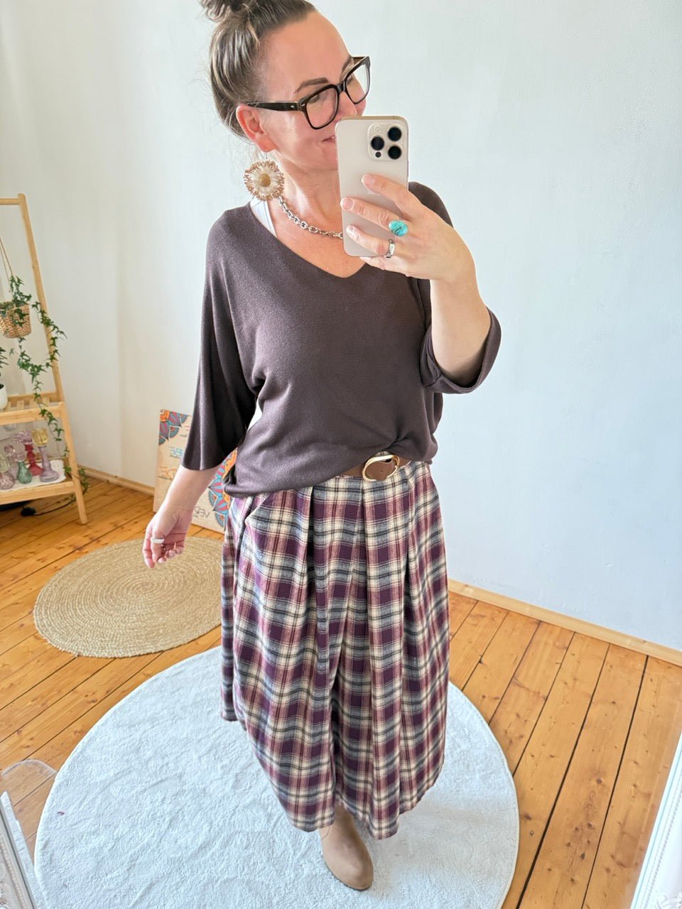 Shirt Leicht Verstrickt Chocolate - FROLLEIN KÄTHE Shop