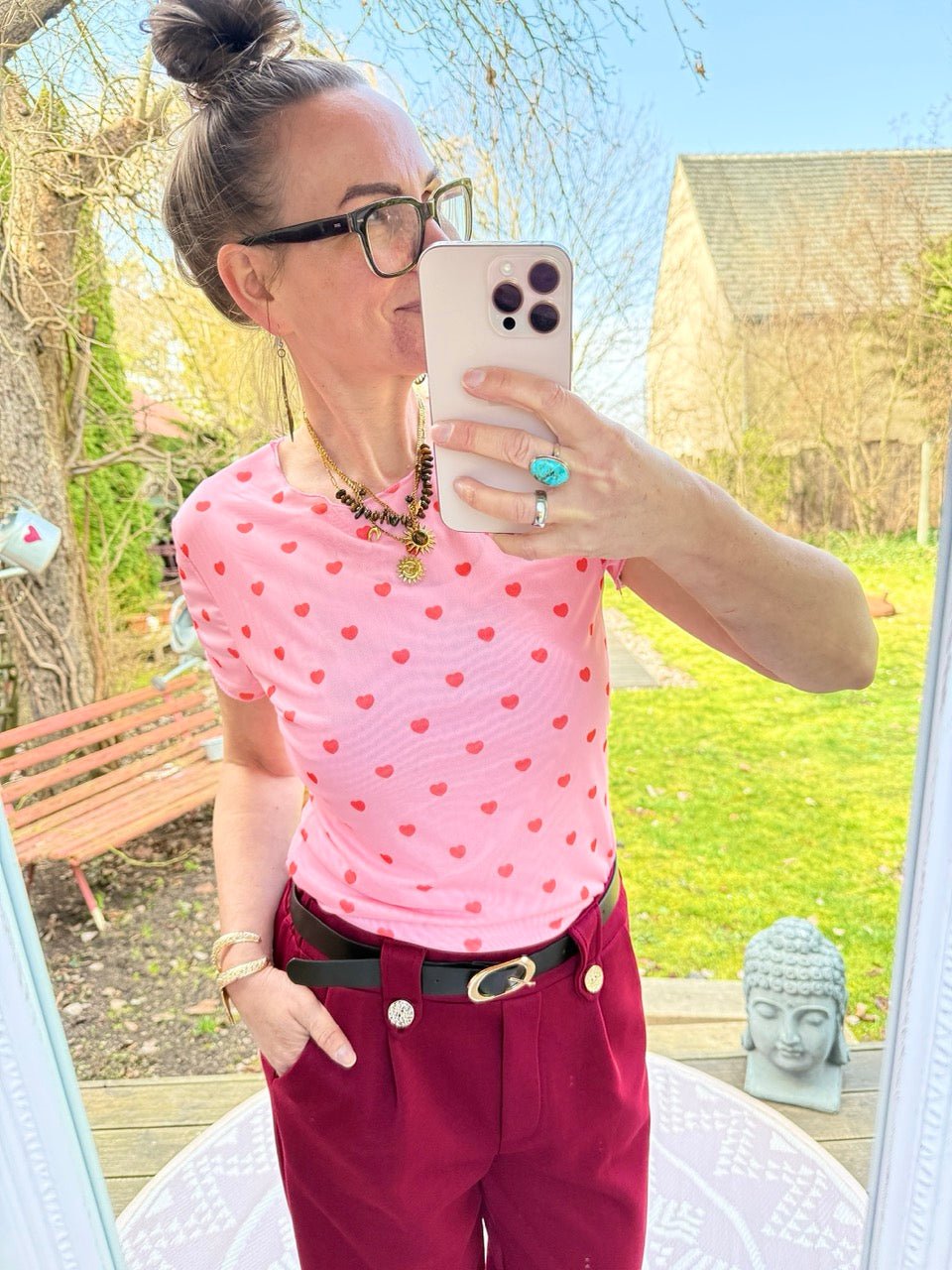 Shirt Little Heart Rose - FROLLEIN KÄTHE Shop