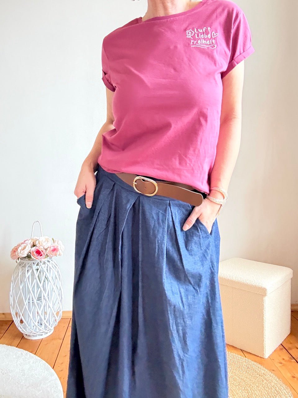 Shirt Luft Liebe Freiheit Bio Baumwolle - FROLLEIN KÄTHE Shop