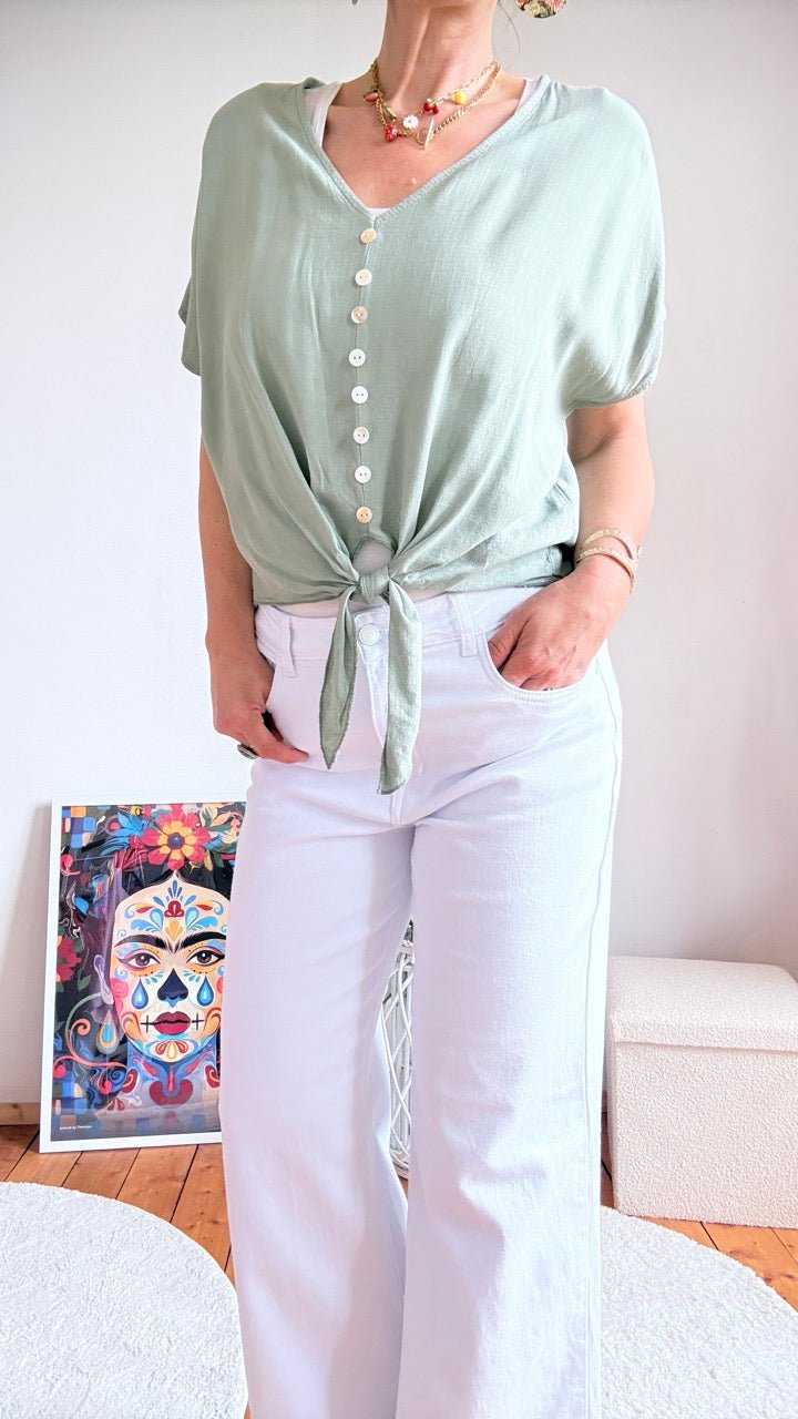 Shirt Marie Salbei - FROLLEIN KÄTHE Shop