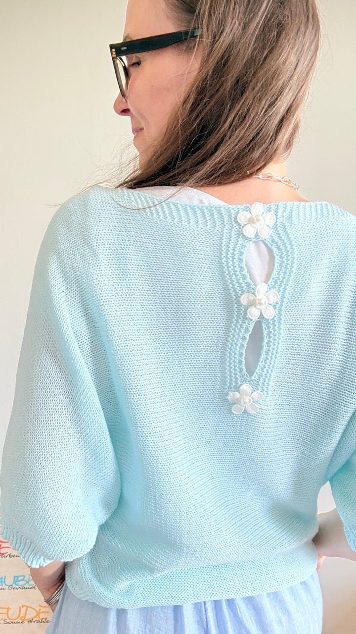 Shirt Rosanna Hellblau - FROLLEIN KÄTHE Shop