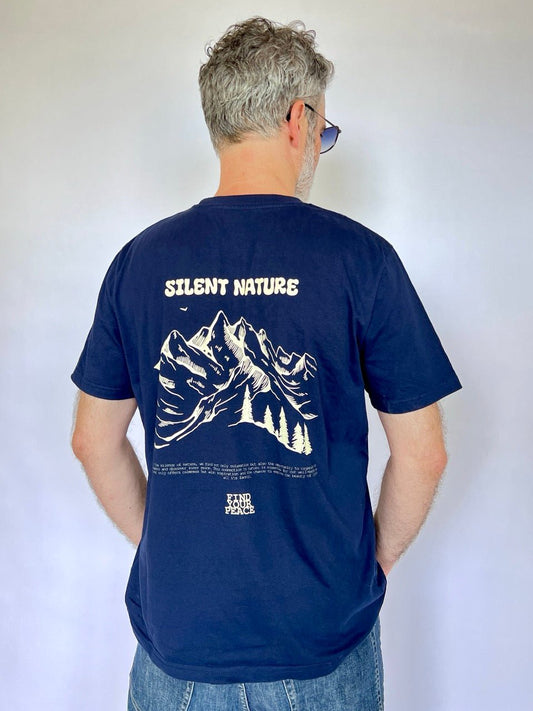 Shirt Silent Nature Bikeley Navy & Weiß NEU! - FROLLEIN KÄTHE Shop