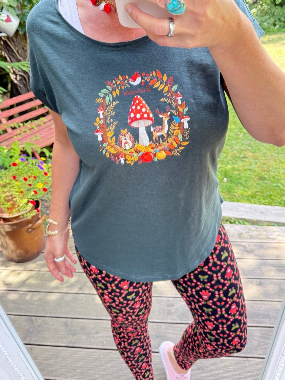 Shirt Slub Edelmädel Magie des Waldes - FROLLEIN KÄTHE Shop