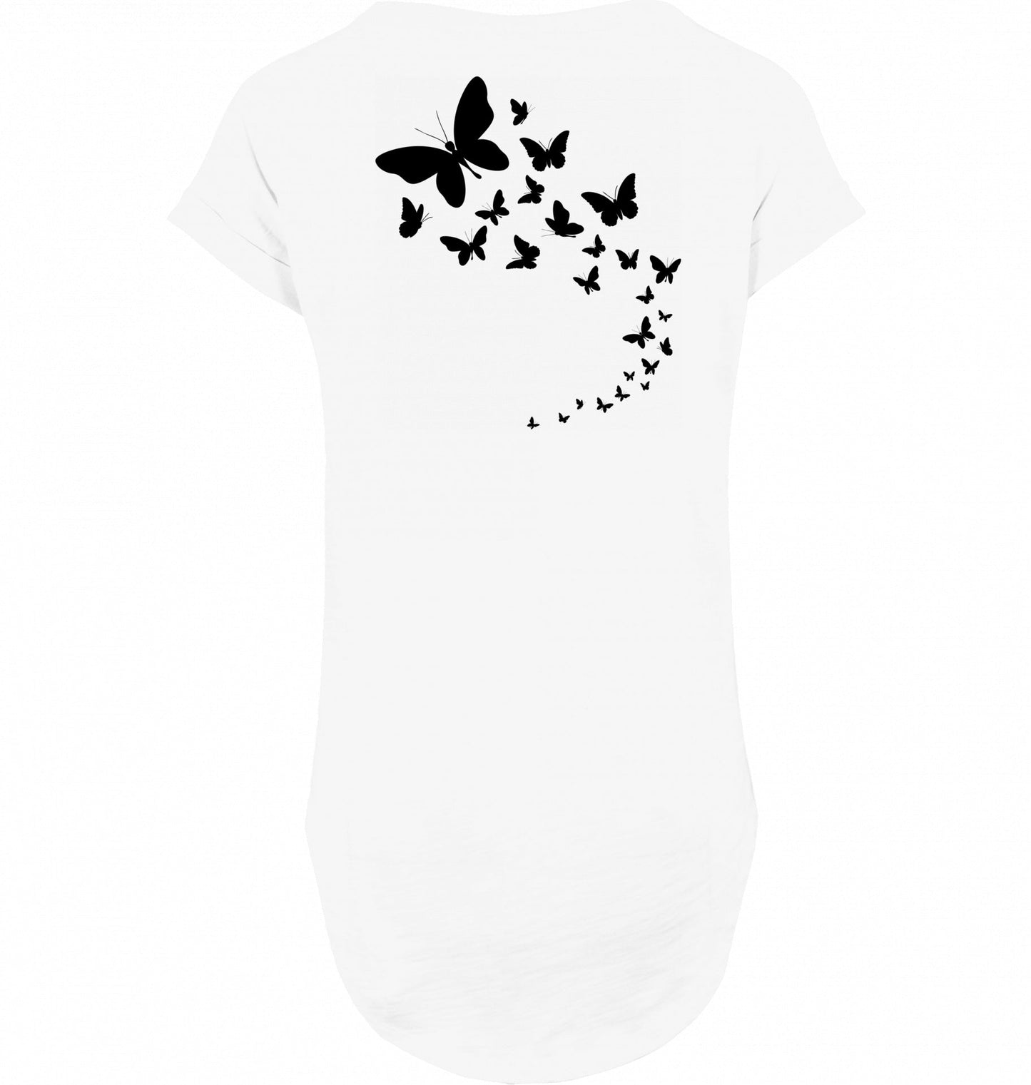 Shirt Slub Edelmädel Schmetterlinge Rückenmotiv - FROLLEIN KÄTHE Shop