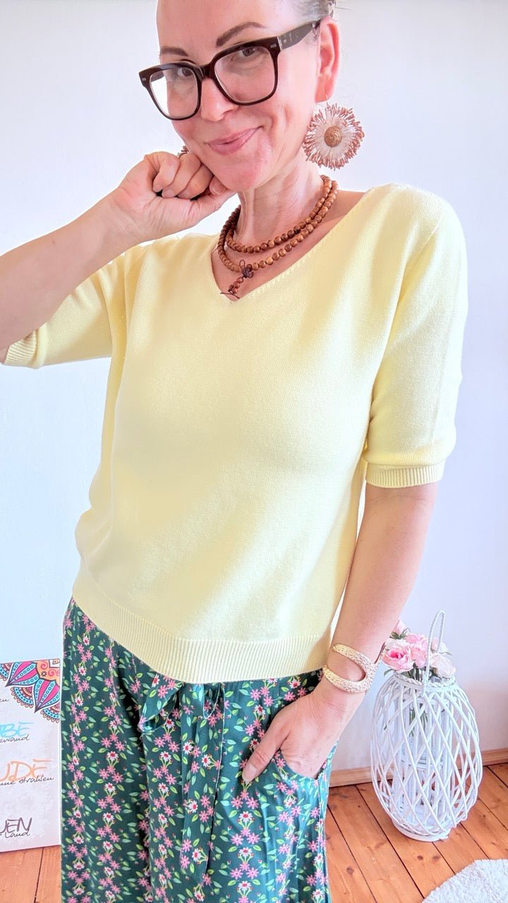 Shirt Stricklaune Citrus - FROLLEIN KÄTHE Shop