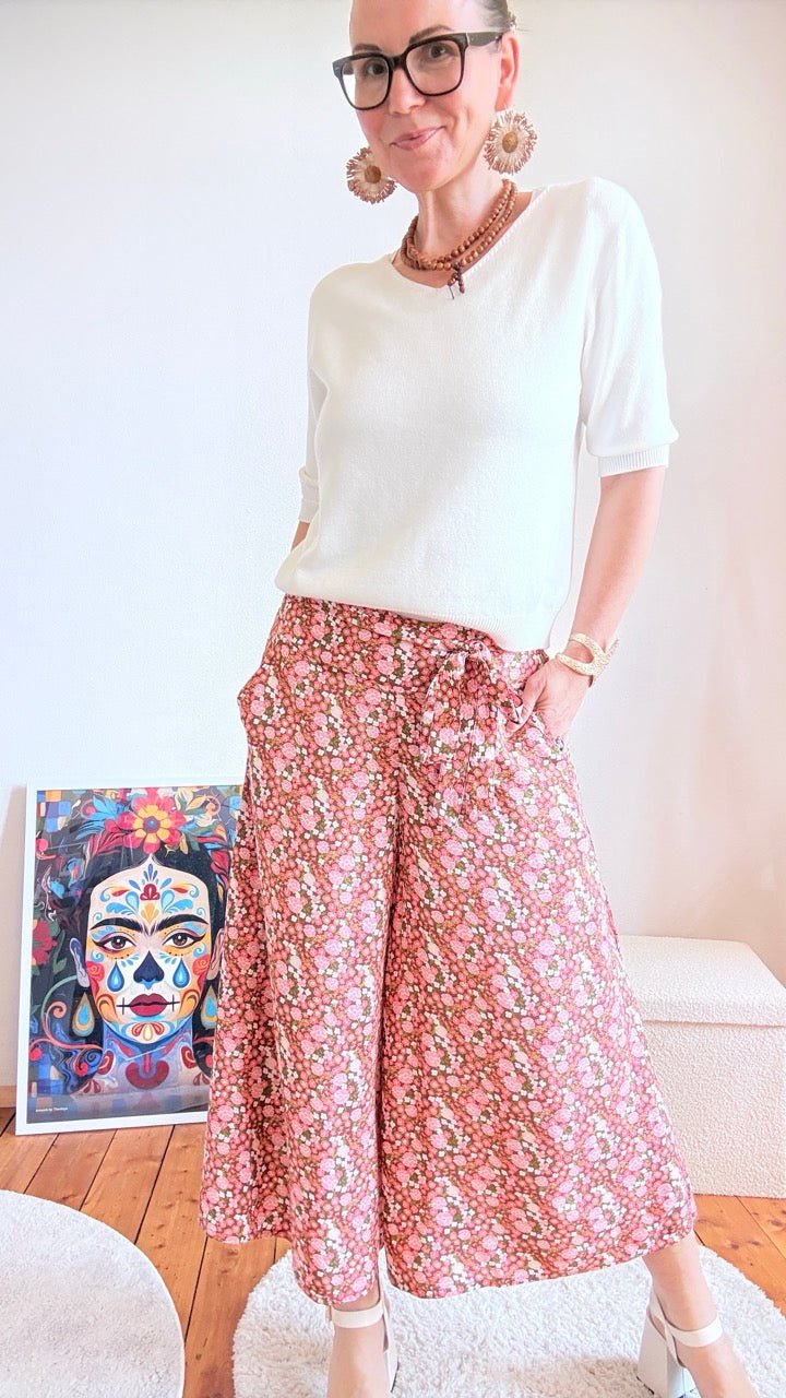 Shirt Stricklaune Weiß - FROLLEIN KÄTHE Shop