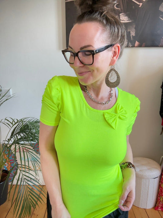 Shirt Sweetie Neon Gelb - FROLLEIN KÄTHE Shop