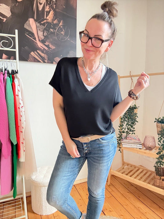 Shirt Tini Schwarz - FROLLEIN KÄTHE Shop