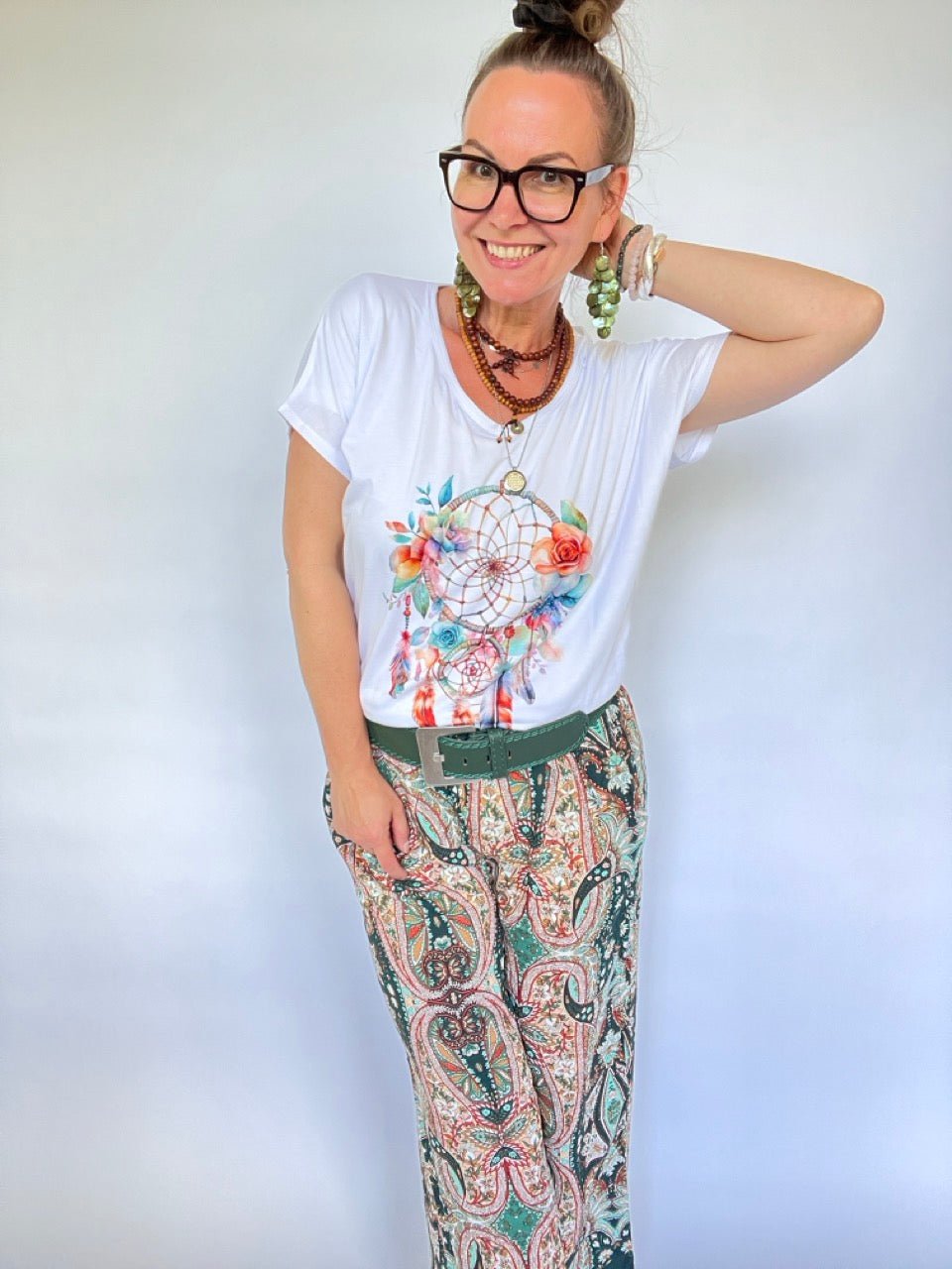 Shirt Traumfänger Weiß - FROLLEIN KÄTHE Shop
