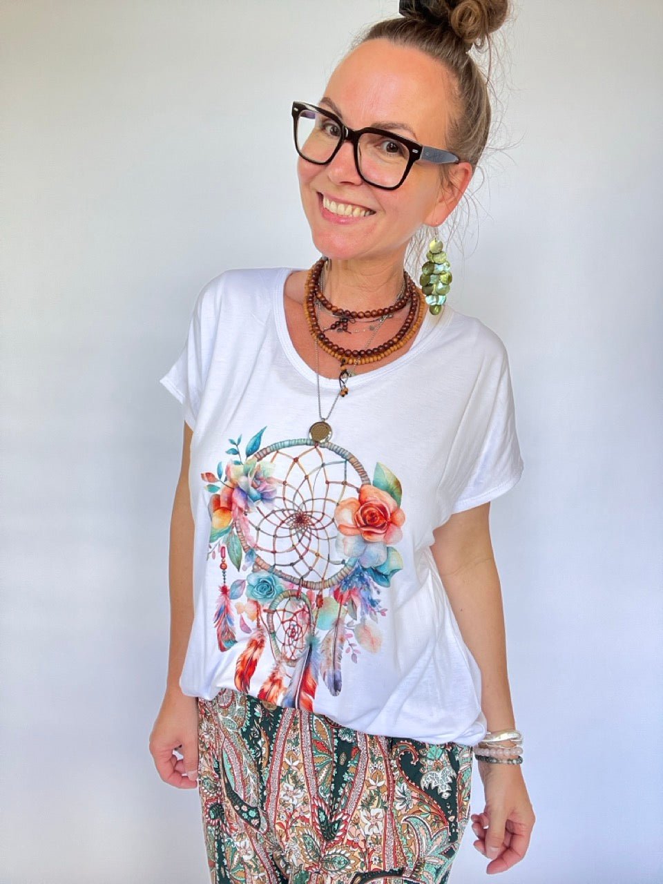 Shirt Traumfänger Weiß - FROLLEIN KÄTHE Shop