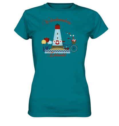 Shirt Weltenbummlerin Edelmädel - Ladies Premium Shirt - FROLLEIN KÄTHE Shop