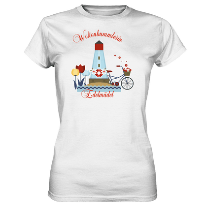 Shirt Weltenbummlerin Edelmädel - Ladies Premium Shirt - FROLLEIN KÄTHE Shop