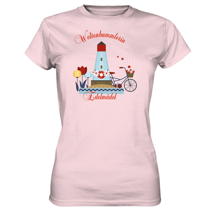 Shirt Weltenbummlerin Edelmädel - Ladies Premium Shirt - FROLLEIN KÄTHE Shop