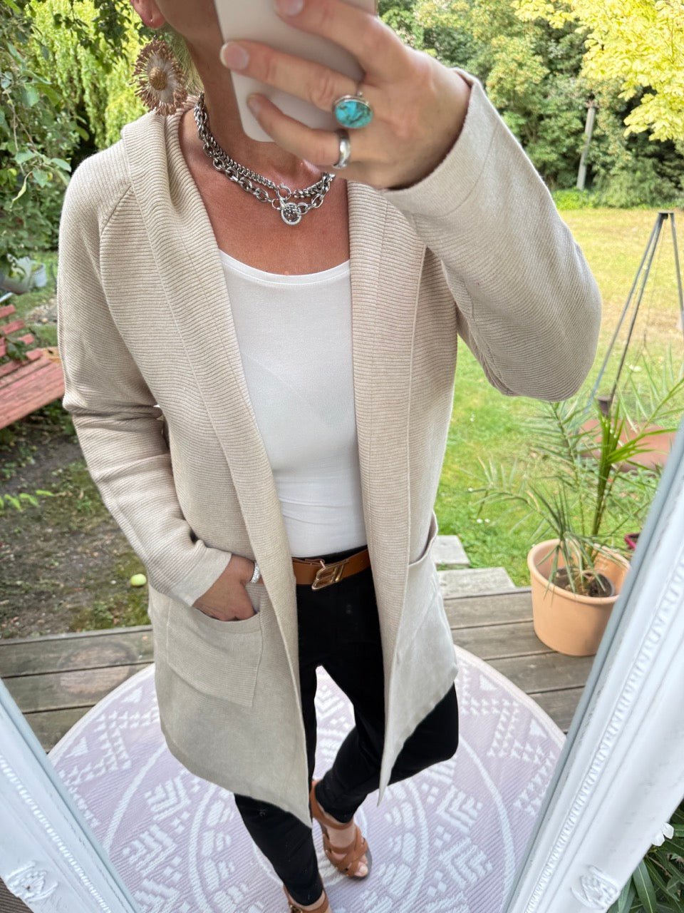 Strickjacke Anna Cream - FROLLEIN KÄTHE Shop