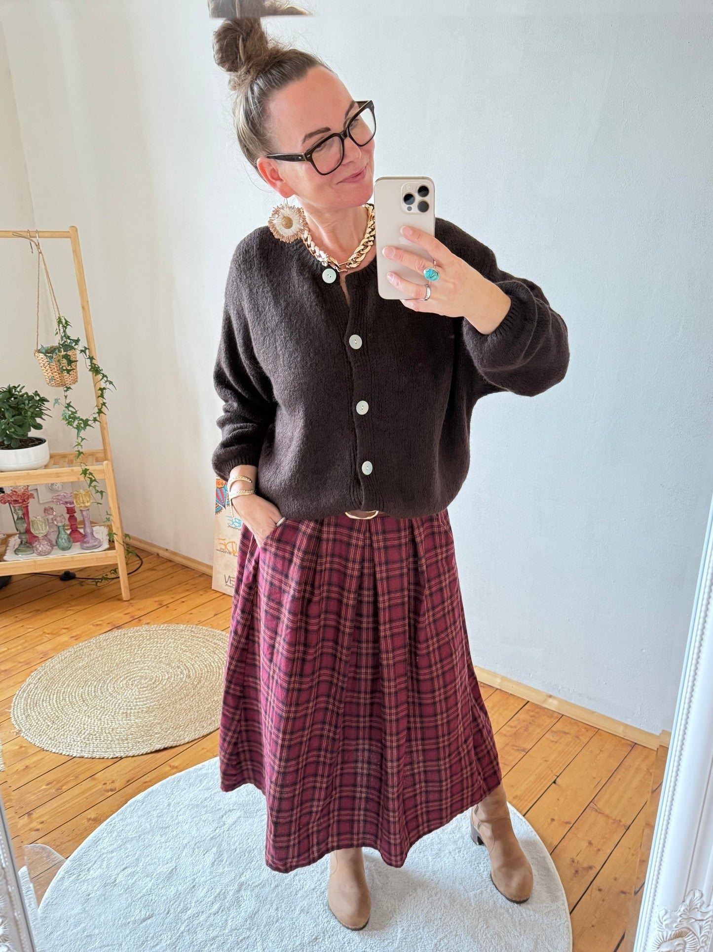 Strickjacke Edeljäckchen Chocolate - FROLLEIN KÄTHE Shop