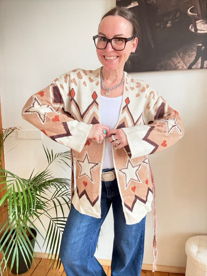 Strickjacke Happy Cream - FROLLEIN KÄTHE Shop