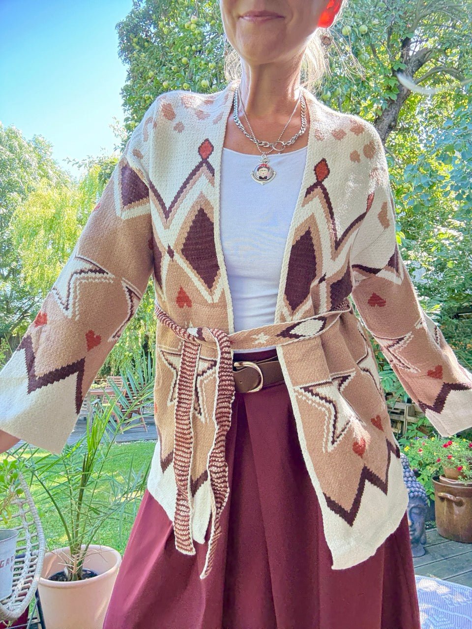 Strickjacke Happy Cream - FROLLEIN KÄTHE Shop