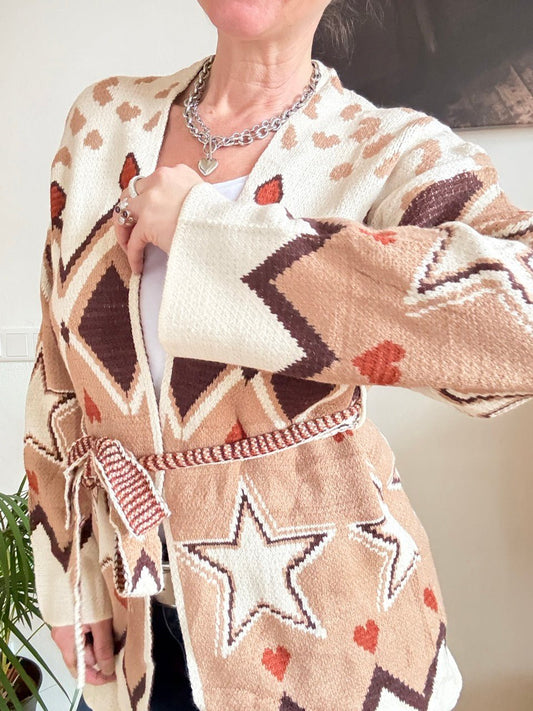 Strickjacke Happy Cream - FROLLEIN KÄTHE Shop