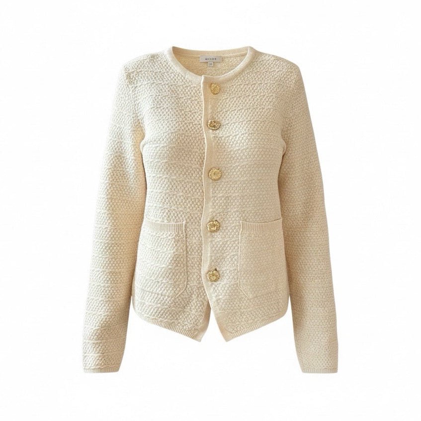 Strickjacke Johanna Cream - FROLLEIN KÄTHE Shop