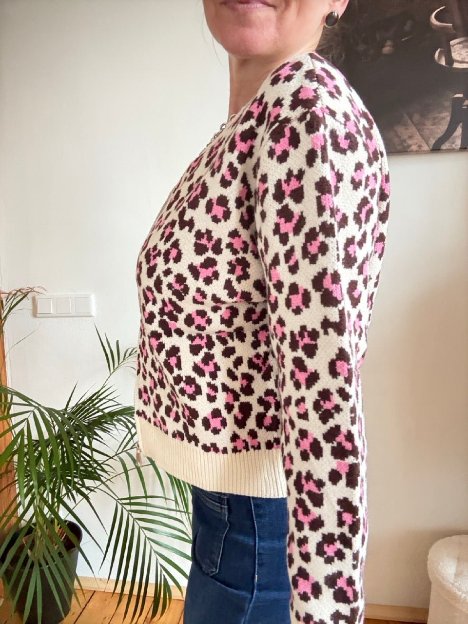 Strickjacke Leo Dance Cream Fuchsia - FROLLEIN KÄTHE Shop