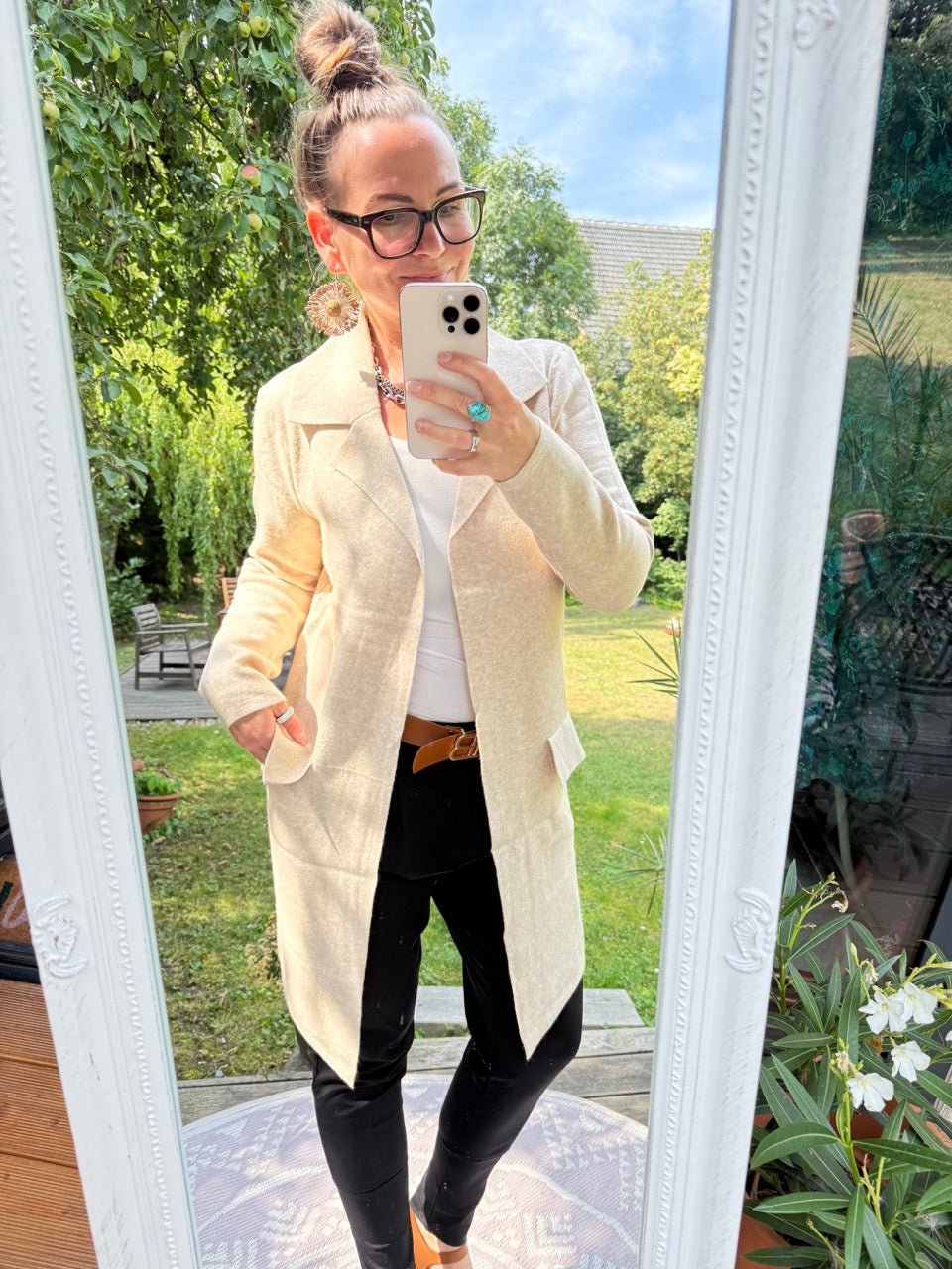 Strickjacke Luisa Cream - FROLLEIN KÄTHE Shop