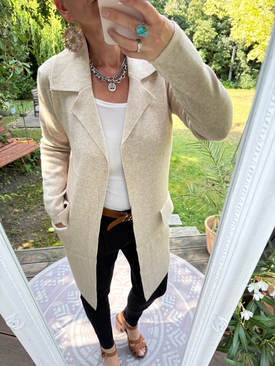 Strickjacke Luisa Cream - FROLLEIN KÄTHE Shop