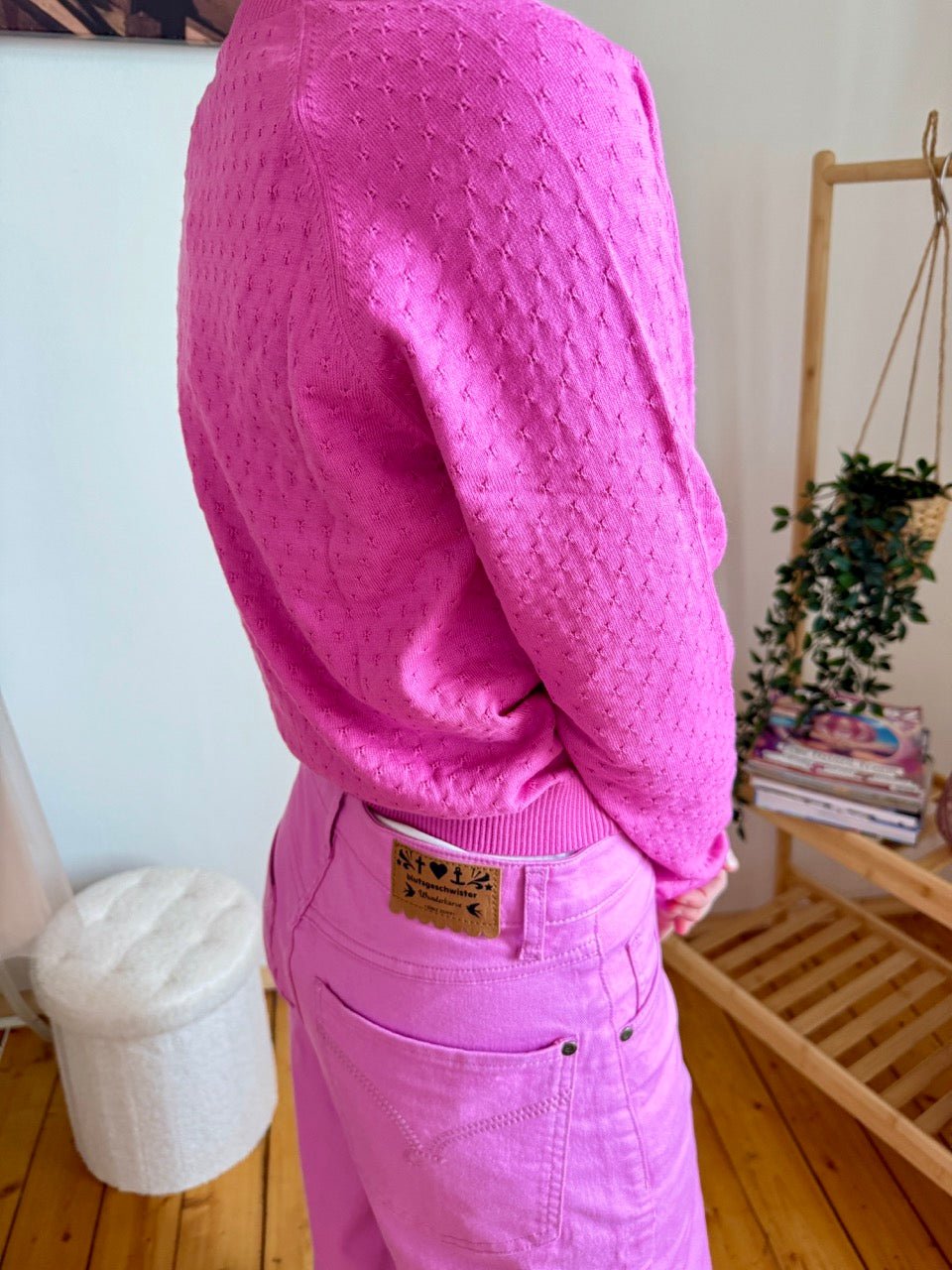 Strickjacke Miss Sunshine Magenta - FROLLEIN KÄTHE Shop