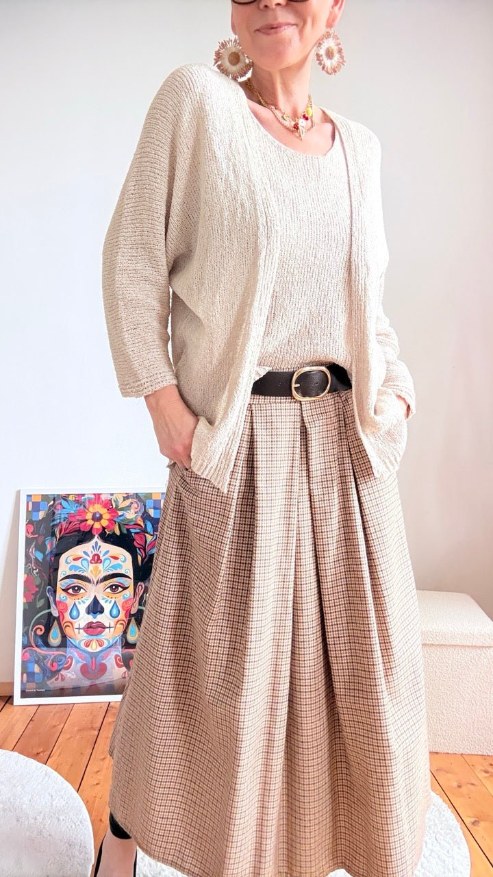 Strickjacke Resi Cream - FROLLEIN KÄTHE Shop
