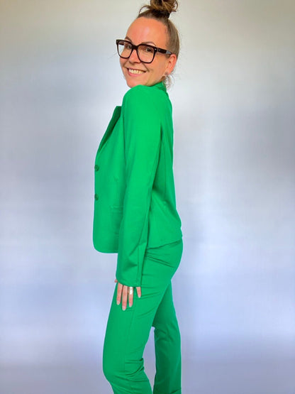 Sweat Blazer Maja Grün - FROLLEIN KÄTHE Shop