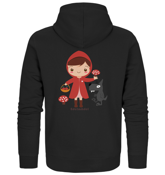 Sweatjacke Edelmädel Organic Rotkäppchen - FROLLEIN KÄTHE Shop