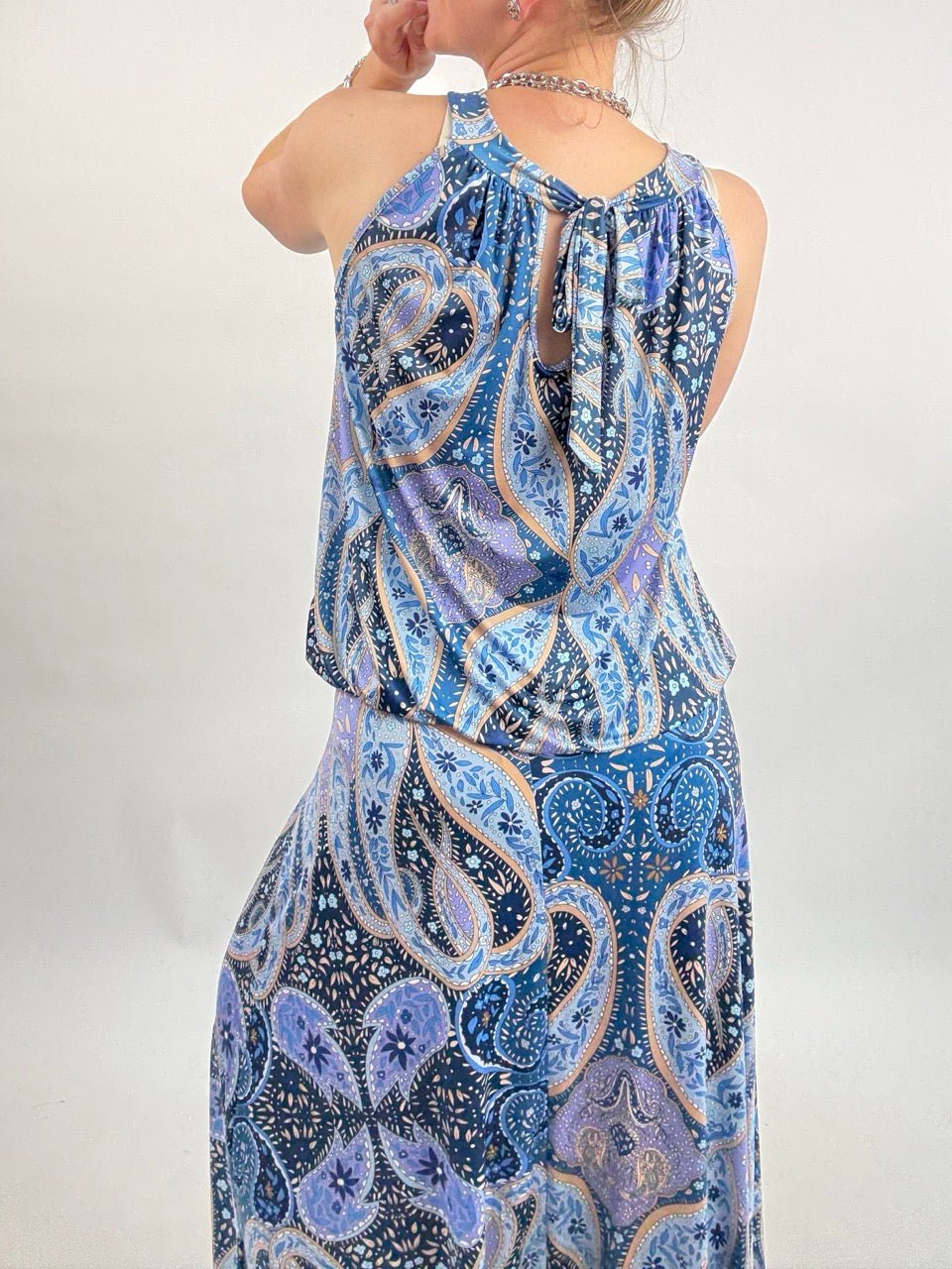 Top Alice Paisley Blau - FROLLEIN KÄTHE Shop