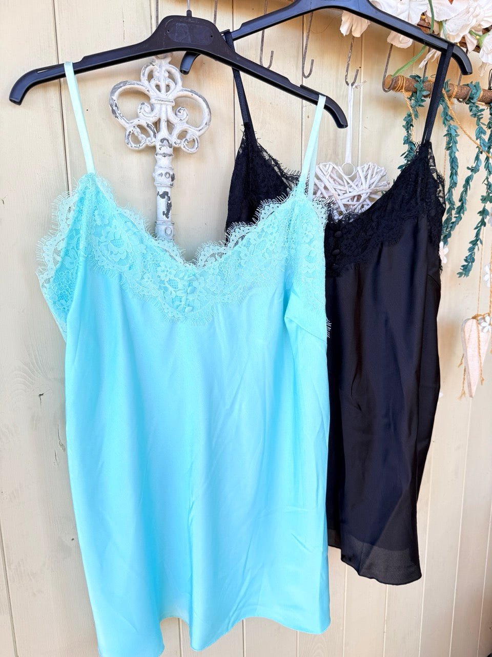 Top Alina Ozeanblau & Schwarz - FROLLEIN KÄTHE Shop