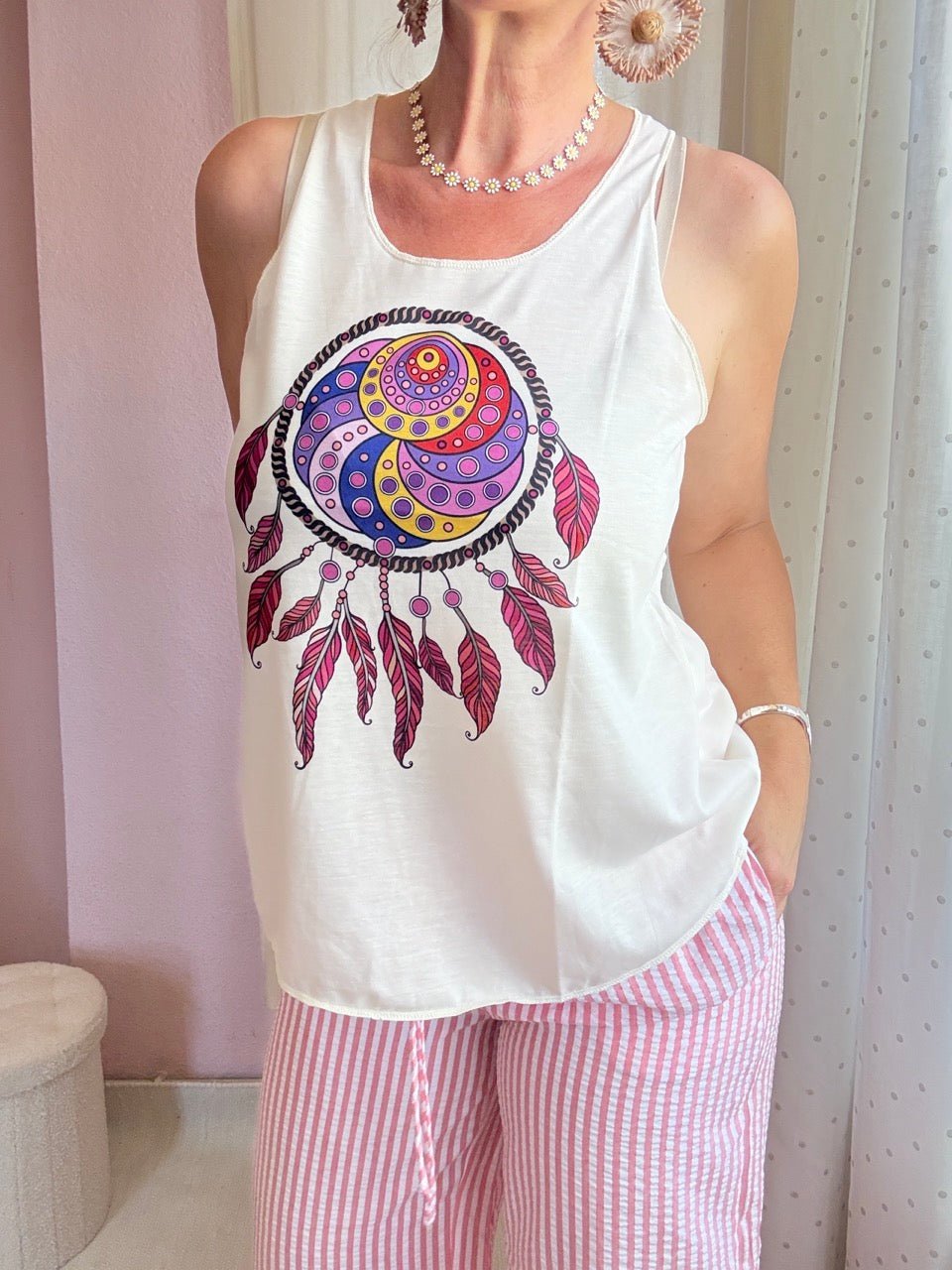 Top Dreamcatcher Cream - FROLLEIN KÄTHE Shop