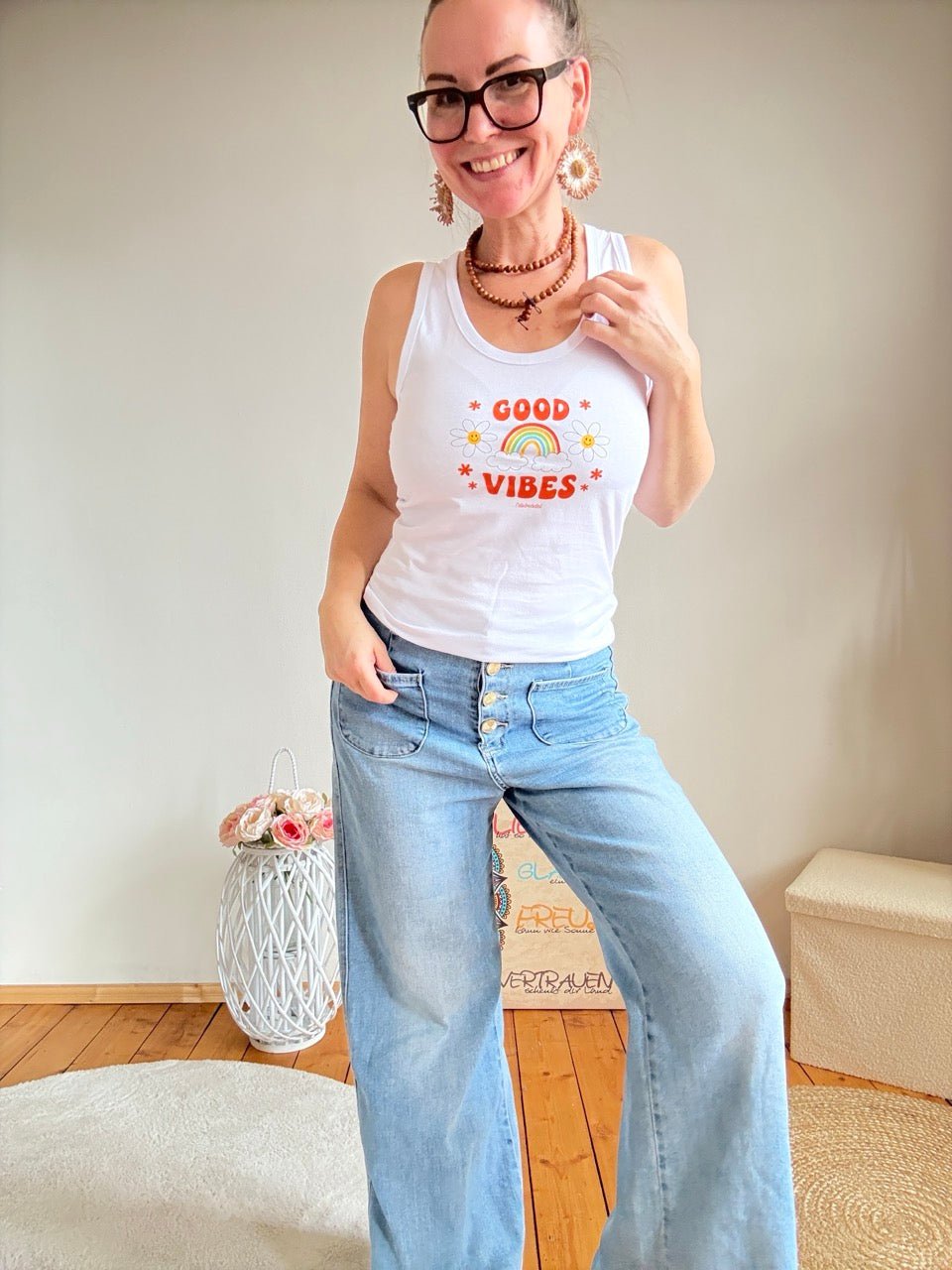 Top Edelmädel Good Vibes - FROLLEIN KÄTHE Shop