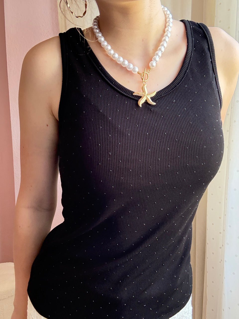 Top Elina in Schwarz - FROLLEIN KÄTHE Shop
