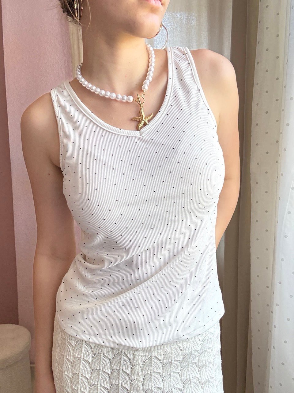 Top Elina in Weiß - FROLLEIN KÄTHE Shop