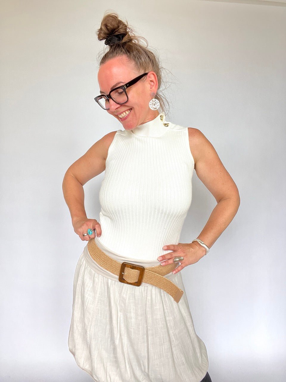Top Emmy Strick Wollweiß - FROLLEIN KÄTHE Shop