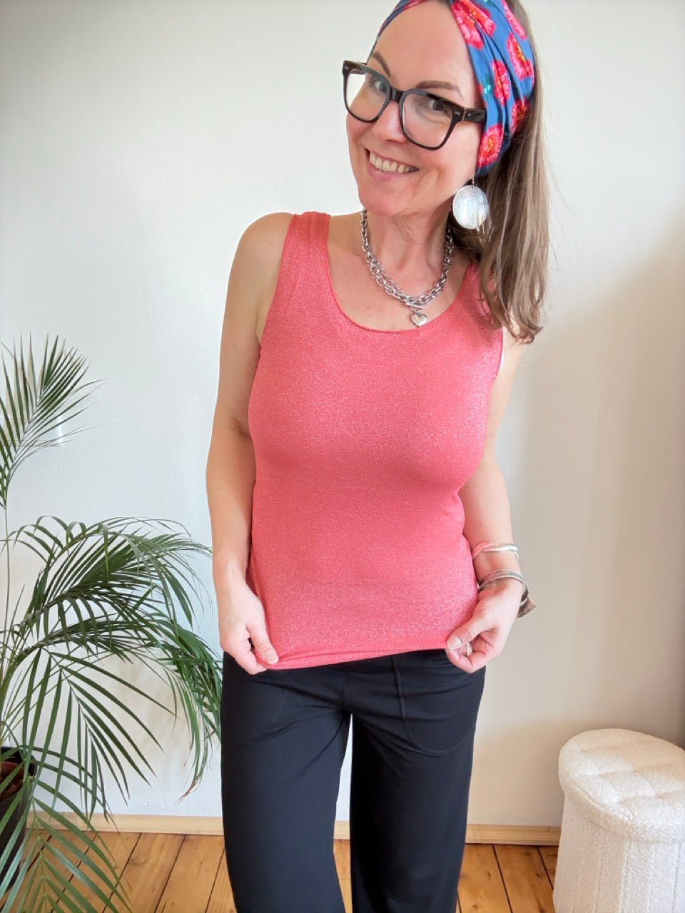 Top Glamour Girl Koralle - FROLLEIN KÄTHE Shop