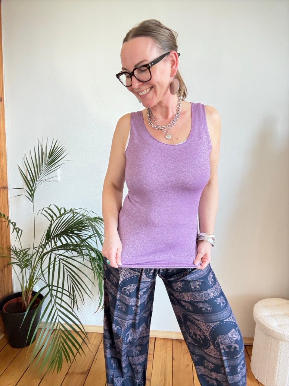 Top Glamour Girl Lavendel - FROLLEIN KÄTHE Shop