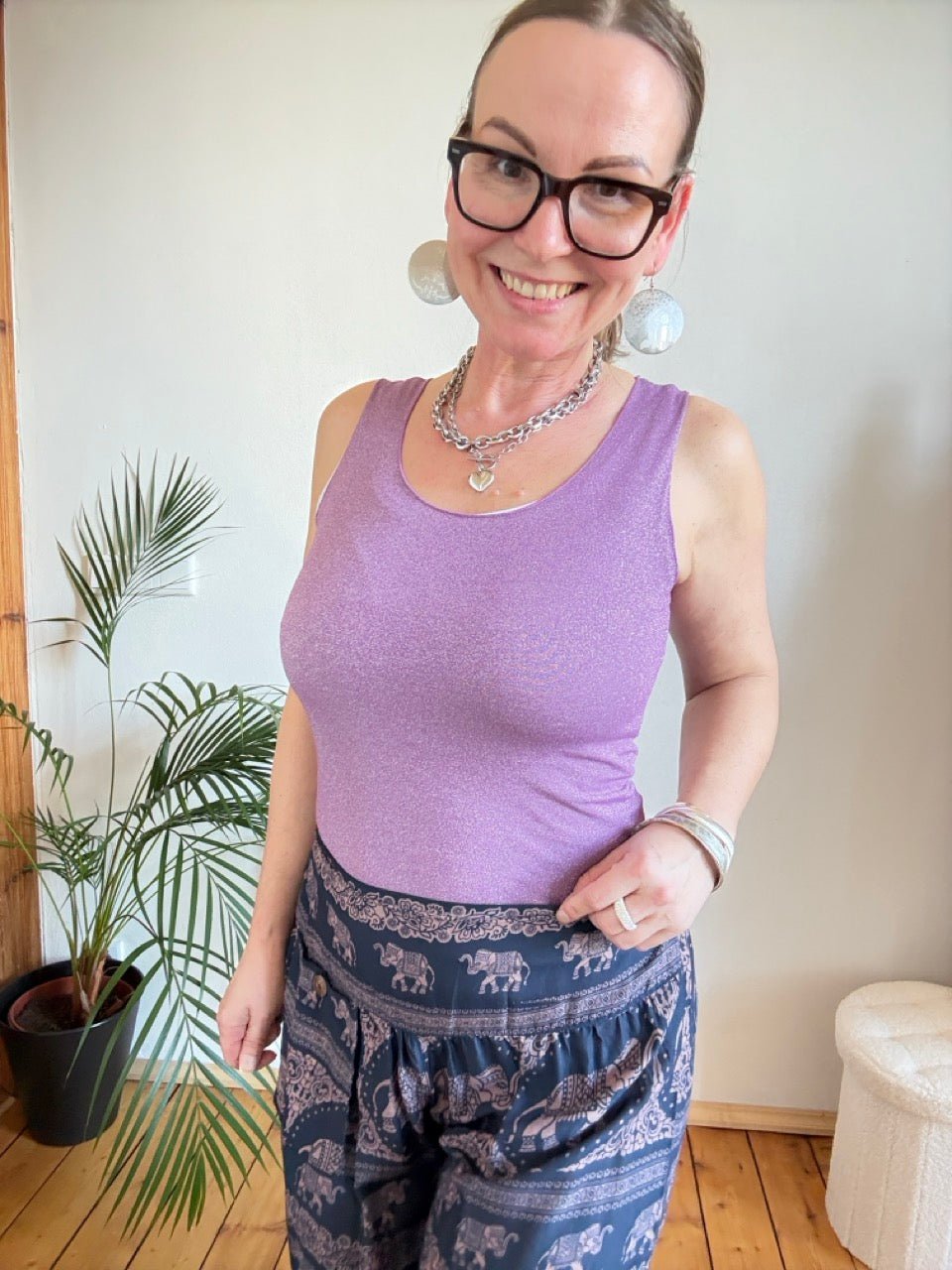 Top Glamour Girl Lavendel - FROLLEIN KÄTHE Shop