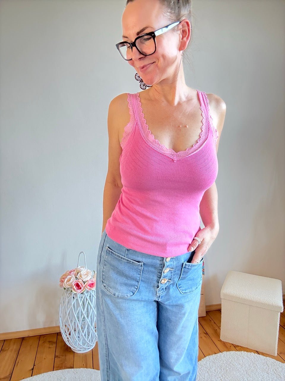 Top Spitzenmäßig Rose - FROLLEIN KÄTHE Shop