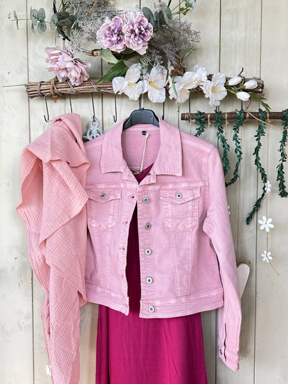 Tuch Gross Mariela Musselin Zart Rose - FROLLEIN KÄTHE Shop
