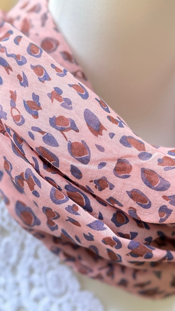 Tuch Loop Leo Fuchsia - FROLLEIN KÄTHE Shop