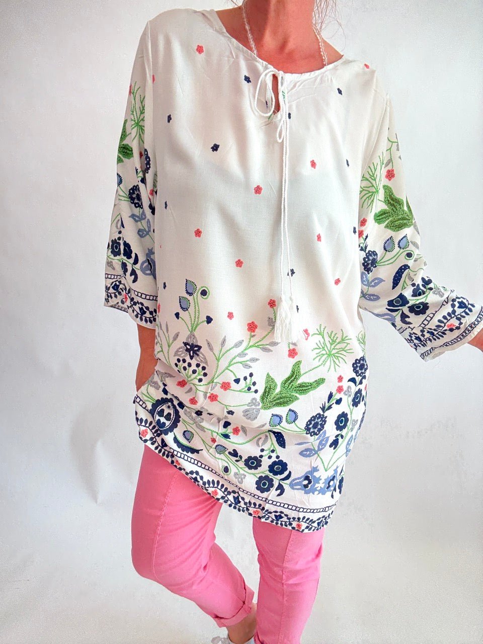 Tunika Bluse Naomi Weiß - FROLLEIN KÄTHE Shop